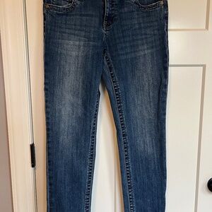 KUT FROM THE KLOTH Womens Jeans, dark blue, size 6 straight leg